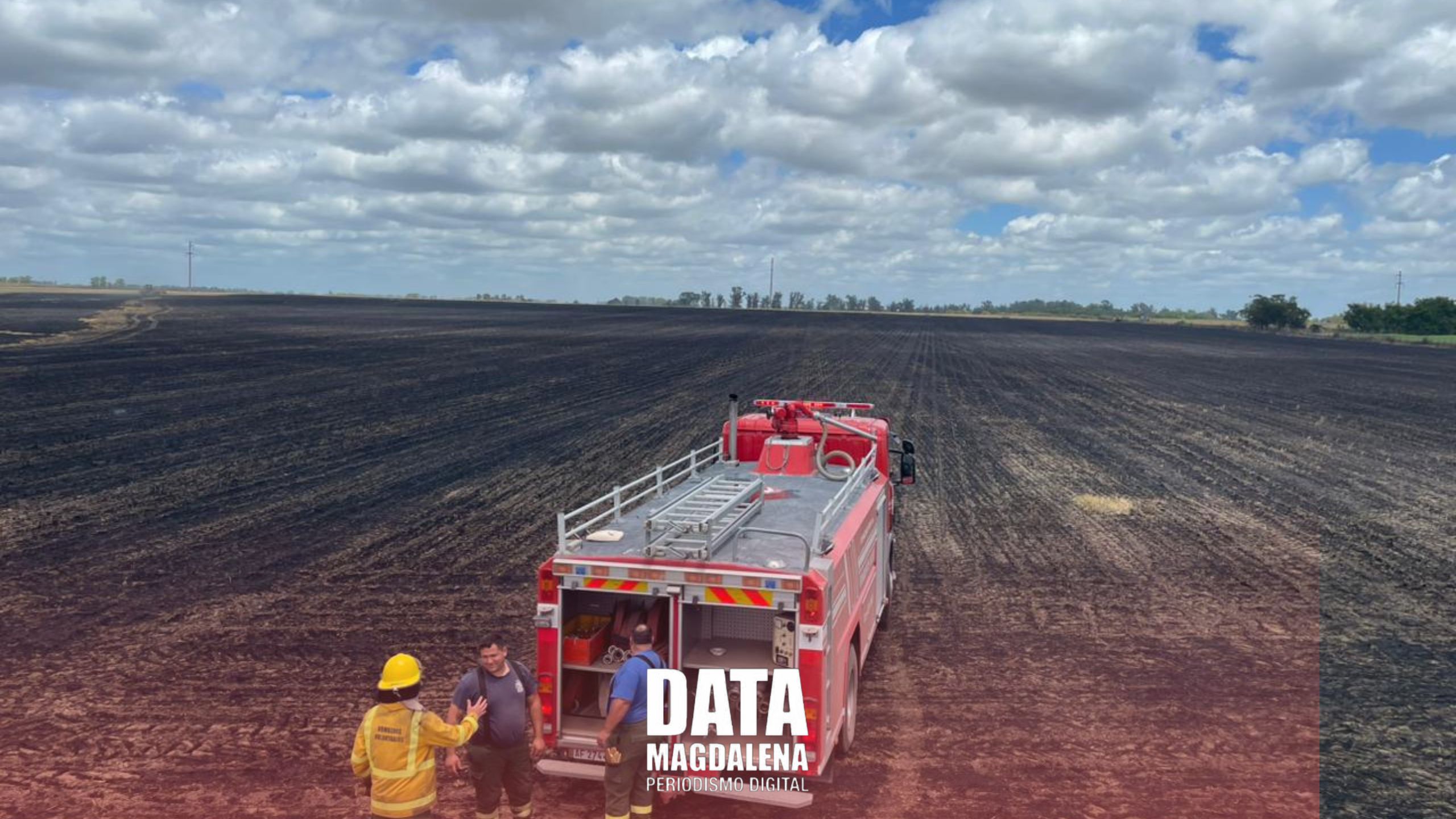 🔥 Bomberos de Bartolomé Bavio enfrentan su primer gran incendio de la temporada 