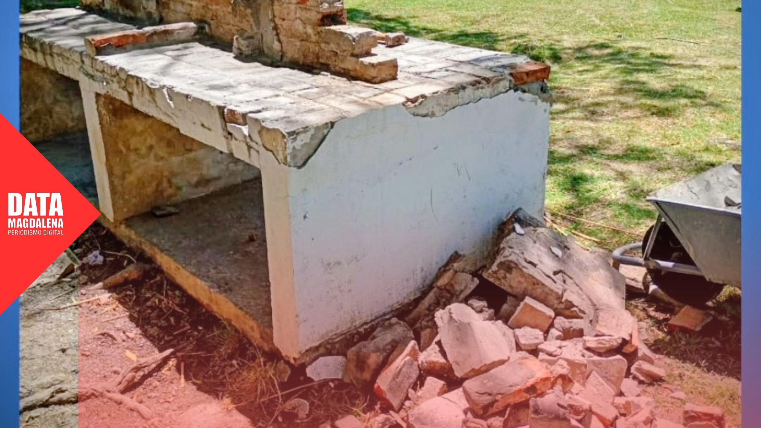 🧱 Vandalismo en el Balneario Municipal: dañaron de forma intencional una parrilla