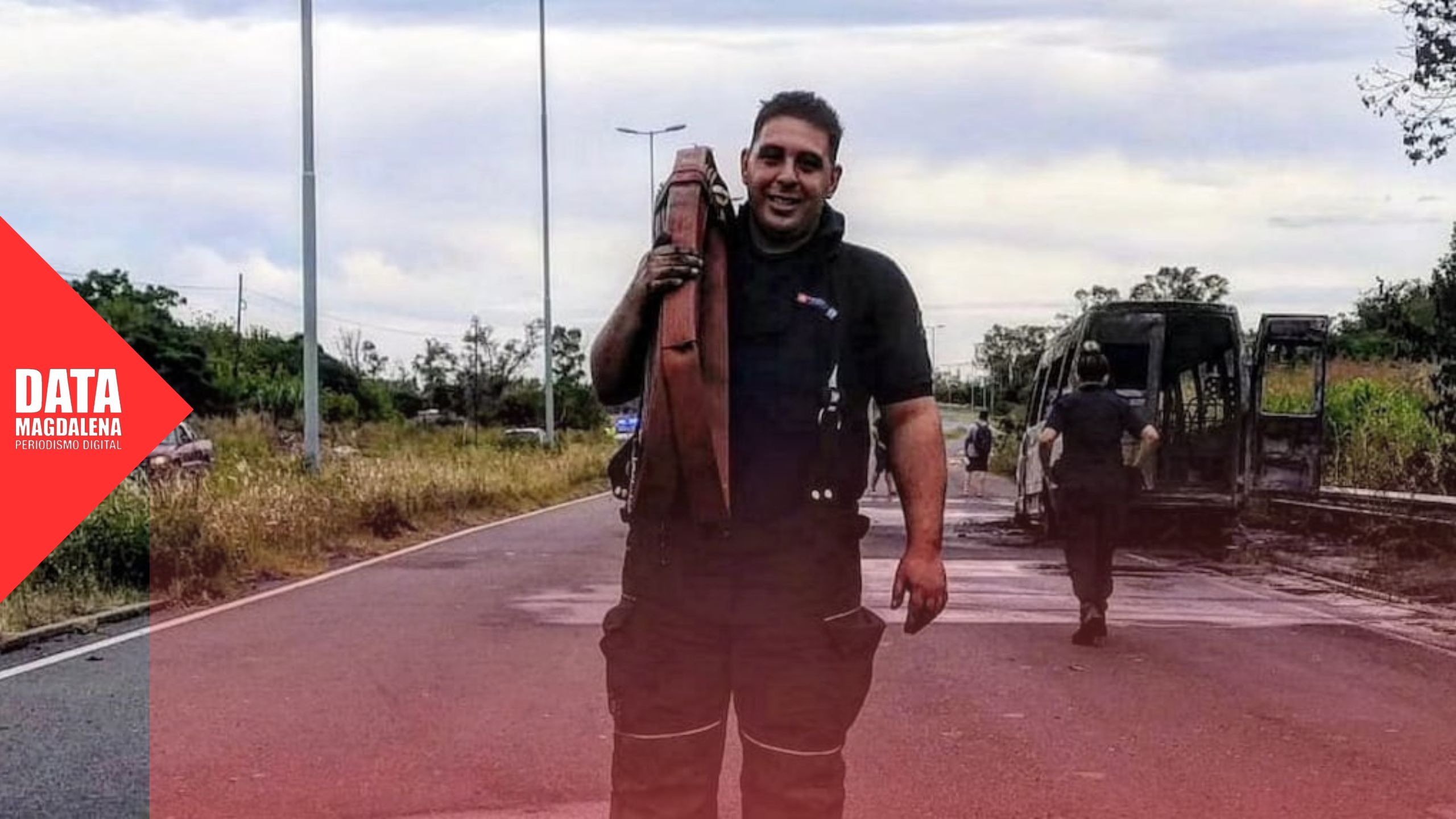  📰 Dolor y respeto: Bomberos de Magdalena y Bavio despidieron a un colega caído en servicio