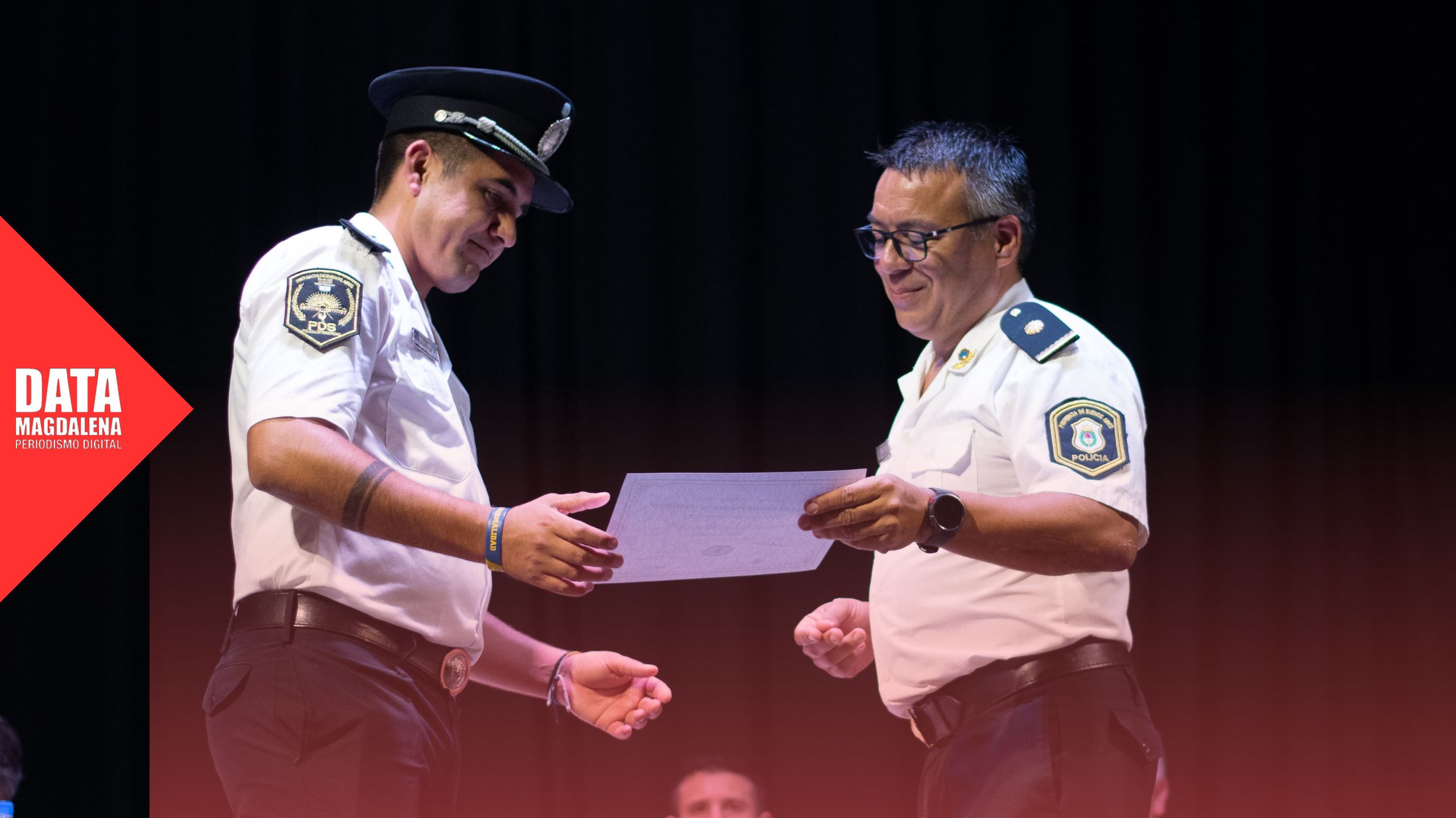 Conmemoraron el Día de la Policía Bonaerense con un acto oficial en el Teatro Español de Magdalena